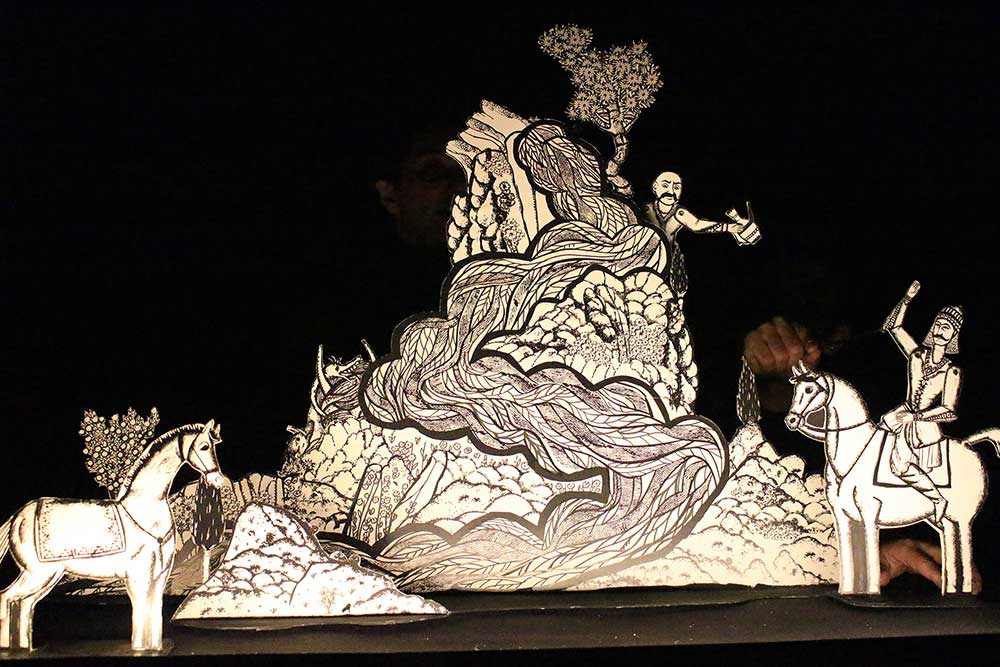 Simin and Farzan, a puppet theatre